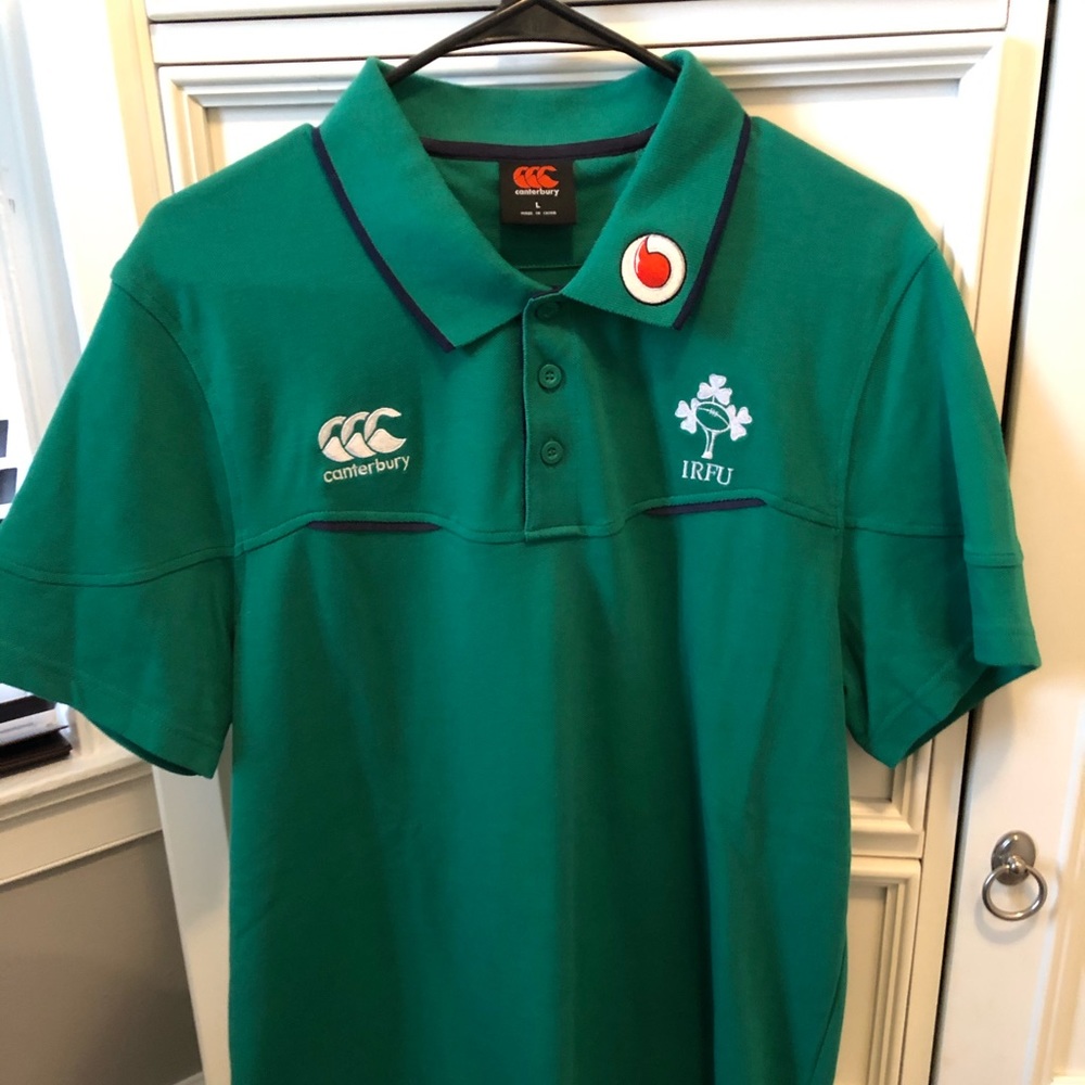 Irish rugby Canterbury polo.